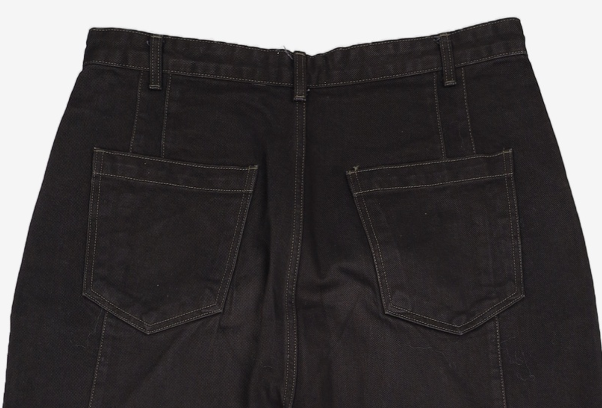 이에이(IEY) MAXI FILO DENIM PANTS Black L