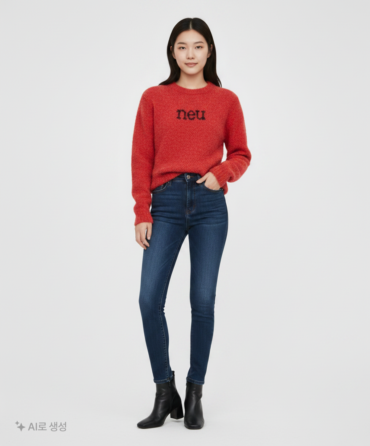 누페이저(NEUPAGER) neu sweater - red FREE