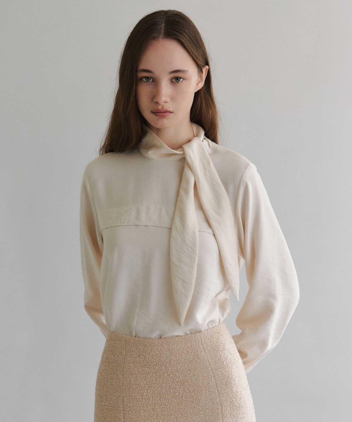 토와브(TOWAV) RUBY TIE BLOUSE