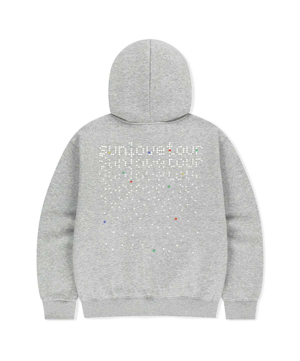 썬러브투어(SUNLOVETOUR) Dots Brushed Hoodie Heather Grey