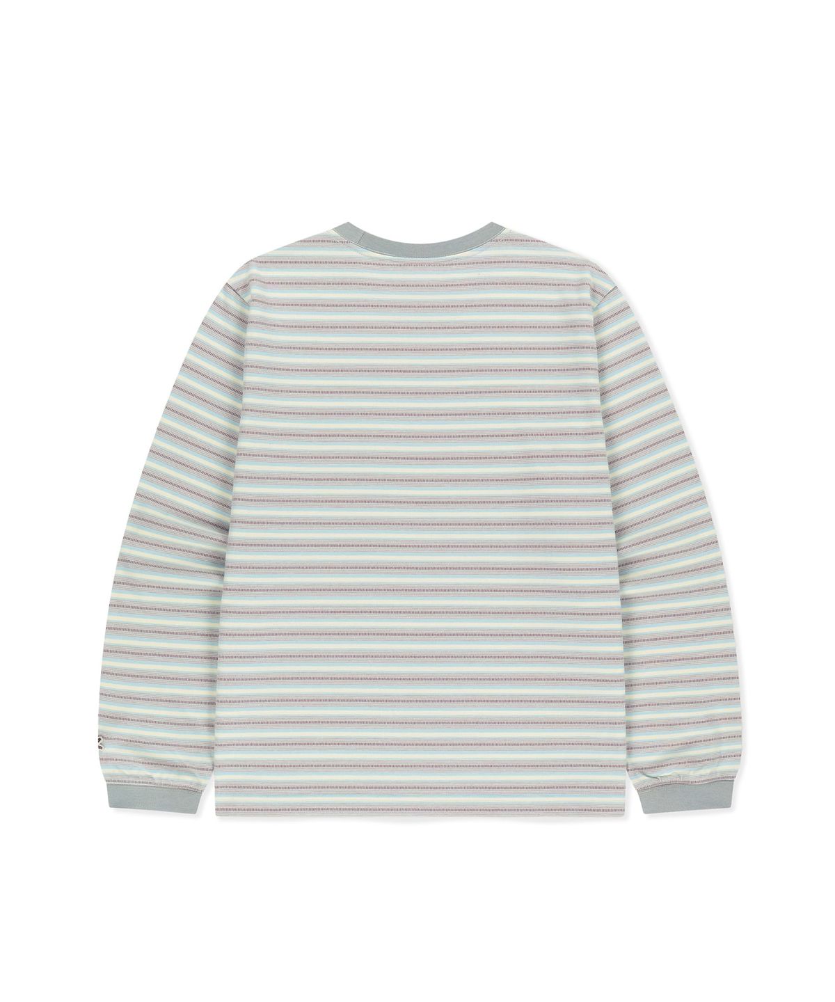 썬러브투어(SUNLOVETOUR) Dash Stripe LS Tee Light Blue
