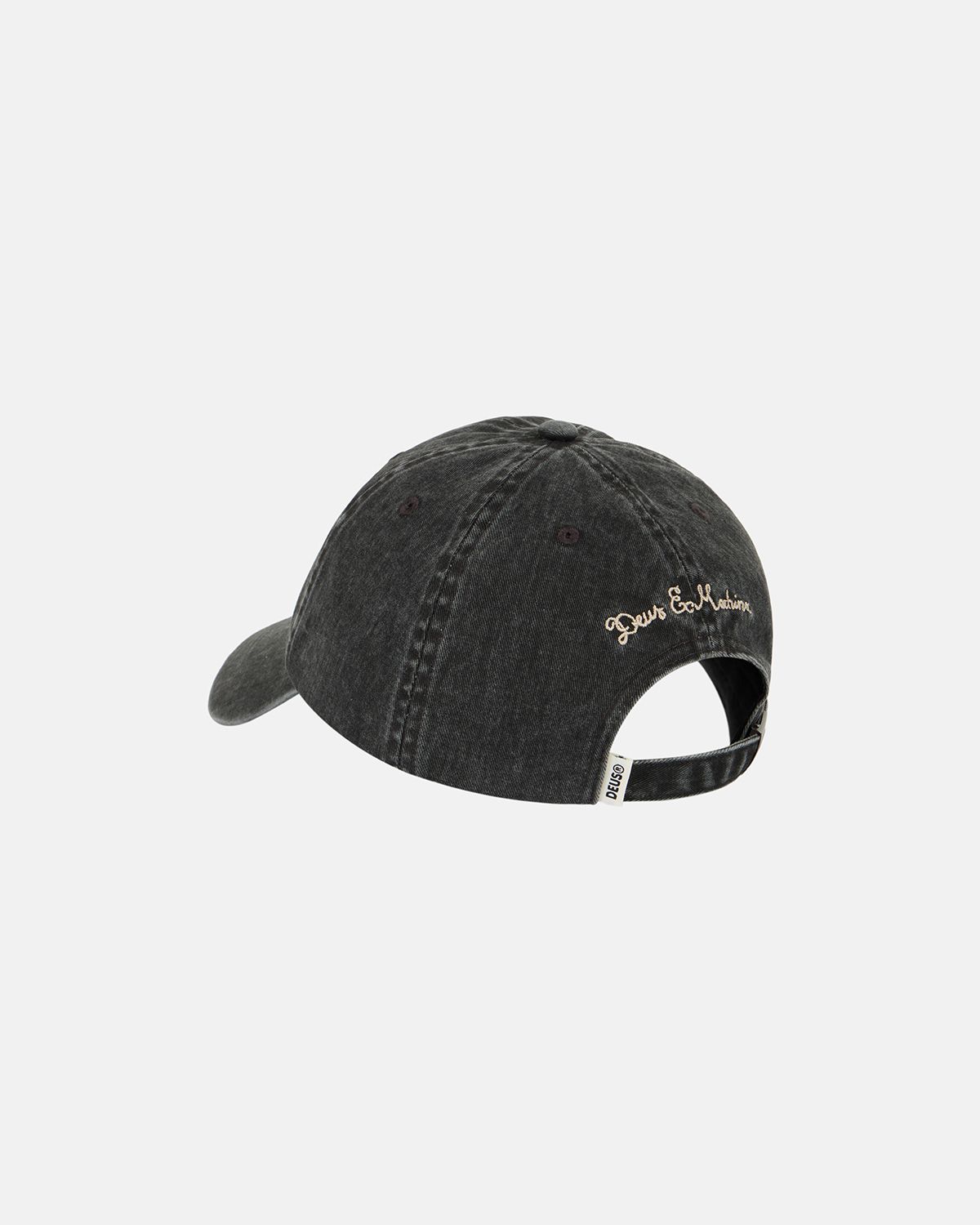데우스 엑스 마키나(DEUS EX MACHINA) Dyed Seoul Original Address Cap_Black