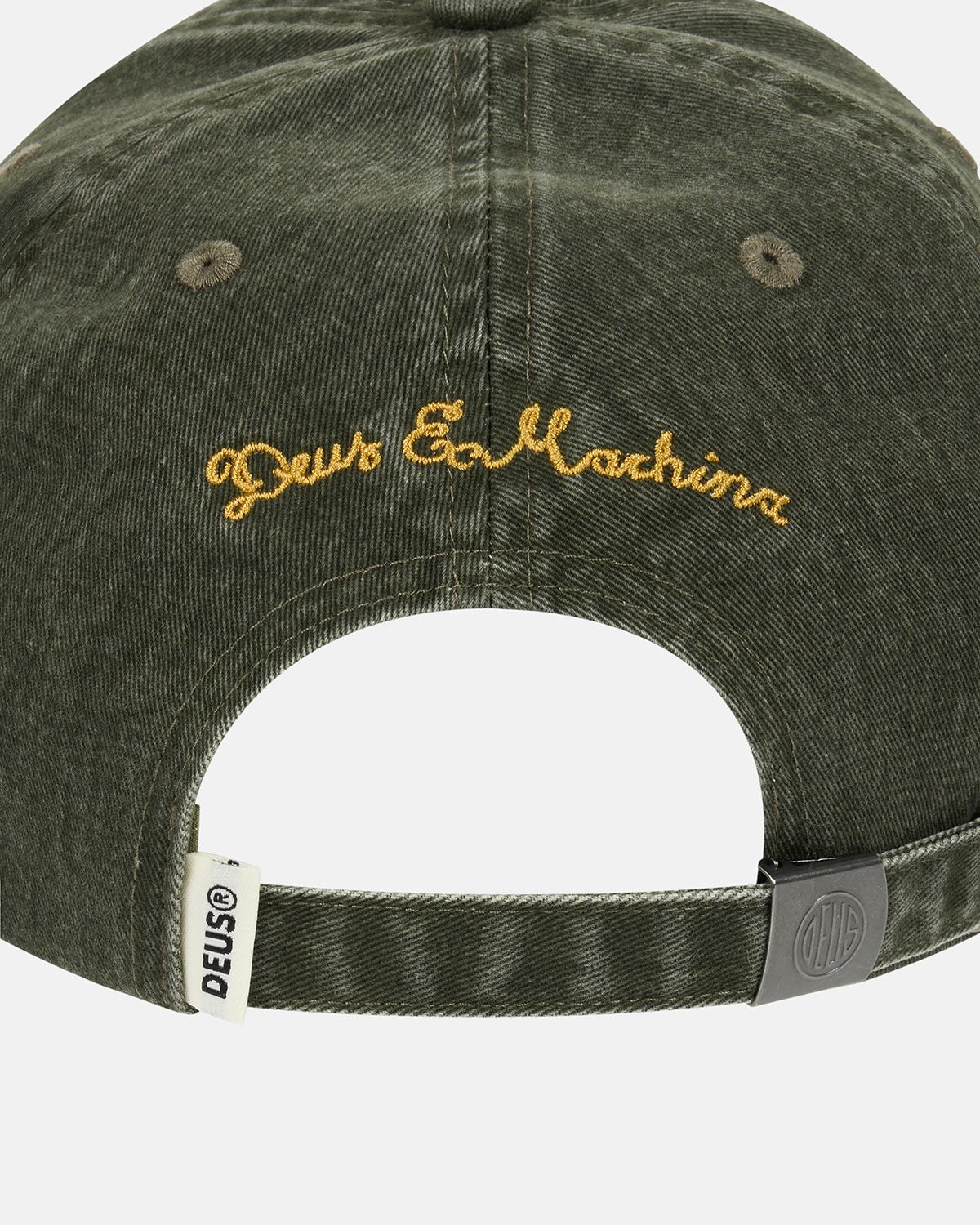 데우스 엑스 마키나(DEUS EX MACHINA) Dyed Seoul Original Address Cap_Khaki