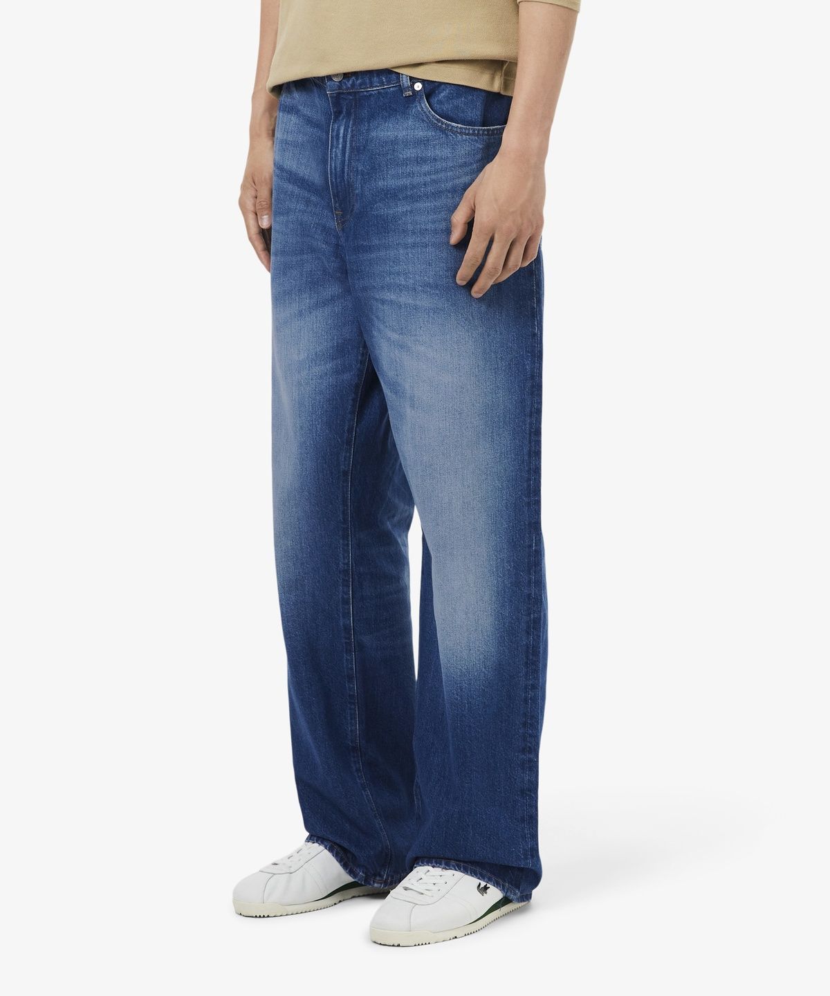 라코스테(LACOSTE) 남성 루즈핏 데님 팬츠 HH4963-56N MK9