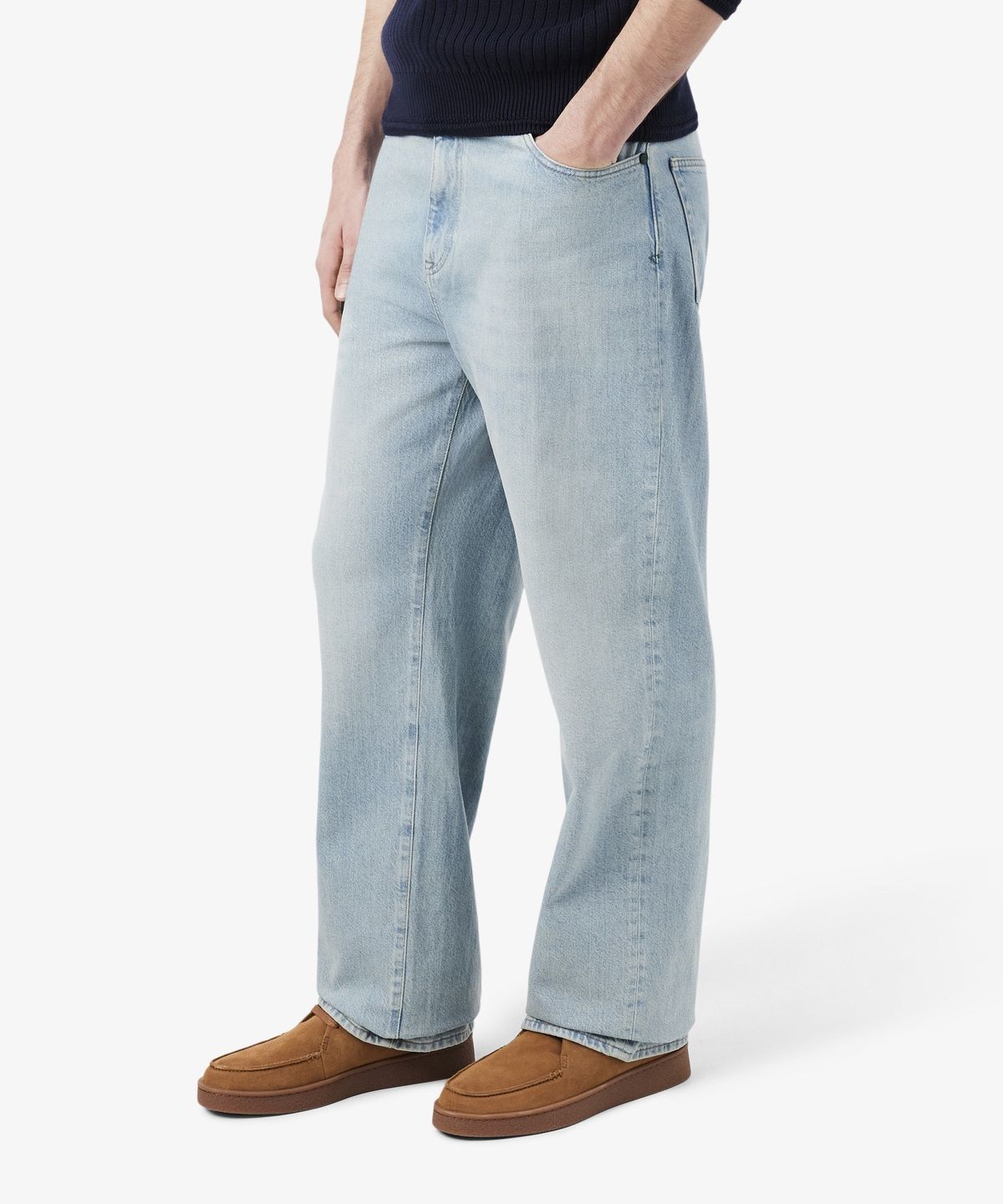 라코스테(LACOSTE) 남성 루즈핏 데님 팬츠 HH4963-56N MKU