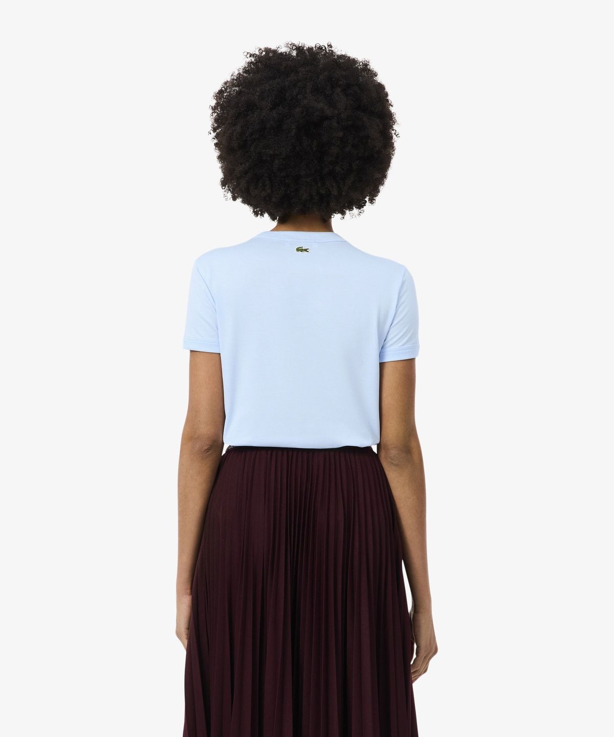 라코스테(LACOSTE) 여성 테니스로고 슬림핏 반팔 티셔츠 TF9194-56N T01