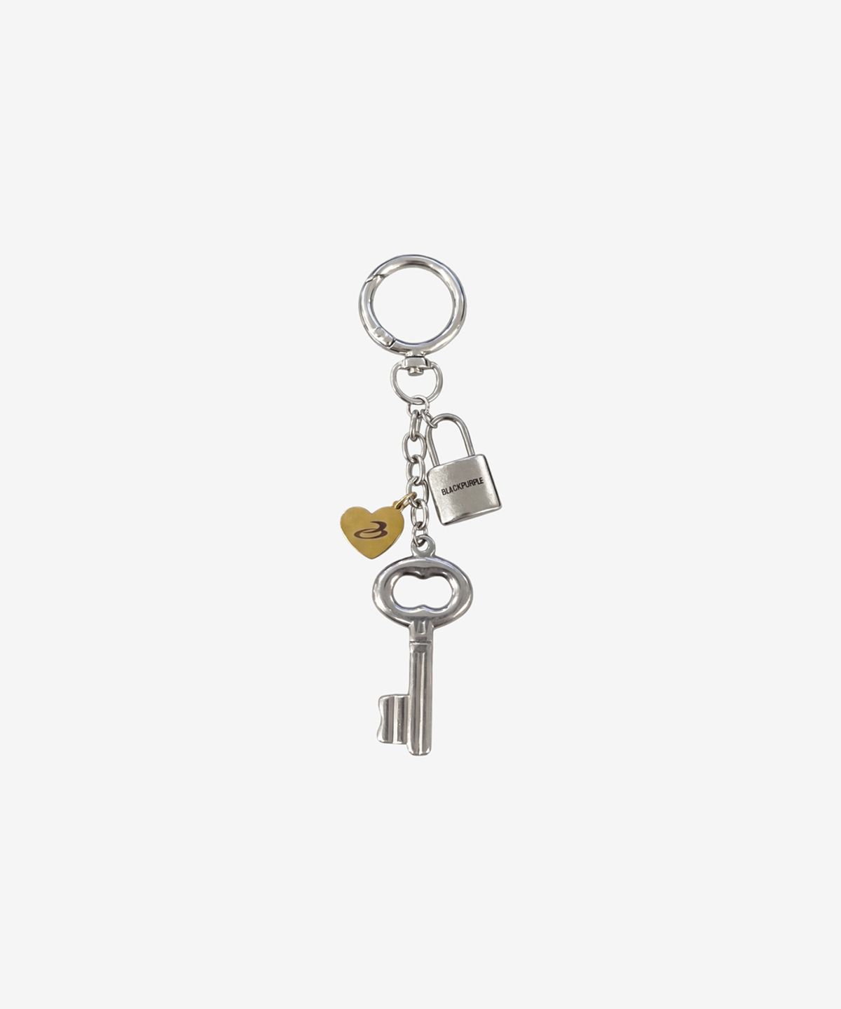 블랙 퍼플(BLACK PURPLE) 루나 투웨이 키 체인 목걸이 Luna 2-way Key Chain Necklace
