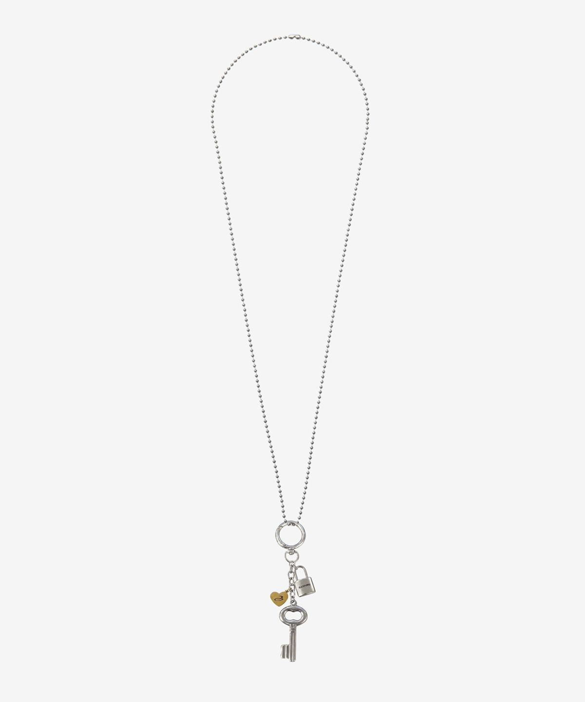 블랙 퍼플(BLACK PURPLE) 루나 투웨이 키 체인 목걸이 Luna 2-way Key Chain Necklace