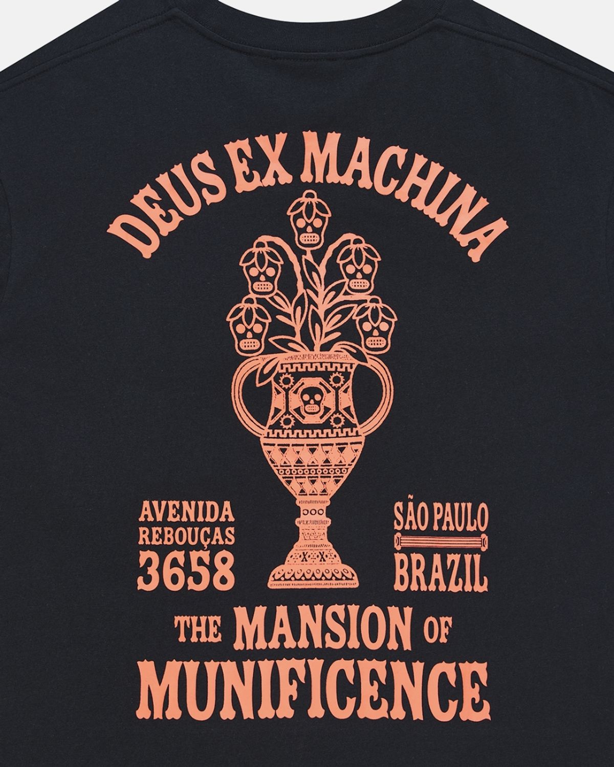 데우스 엑스 마키나(DEUS EX MACHINA) Sao Paulo Ceramic Tee_Black