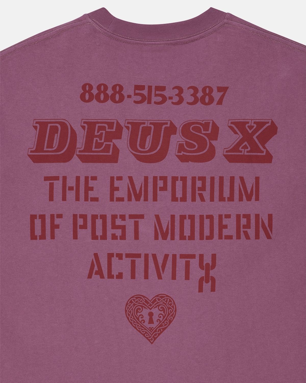 데우스 엑스 마키나(DEUS EX MACHINA) Upstairs Os Tee_Light Purple