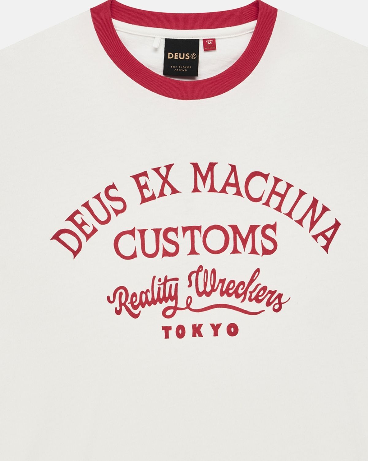데우스 엑스 마키나(DEUS EX MACHINA) Marsden Ringer Tee_White