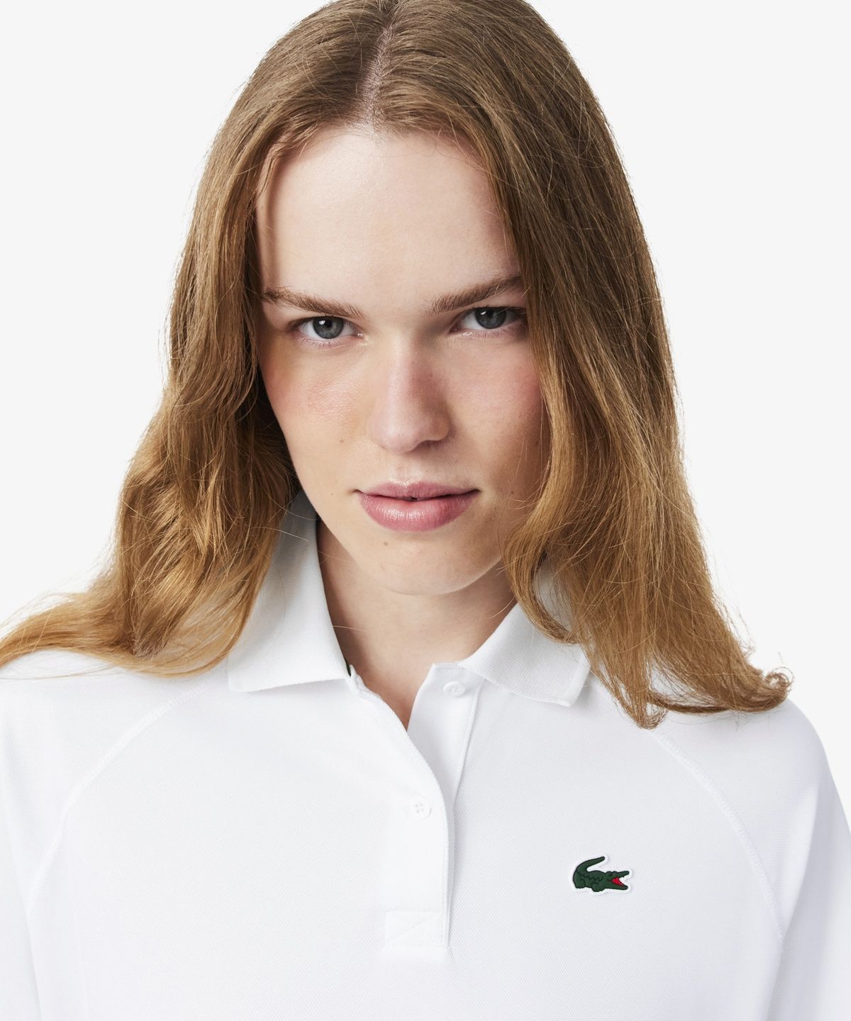 라코스테(LACOSTE) 여성 트레이닝 크롭 폴로 PF8876-56N 001