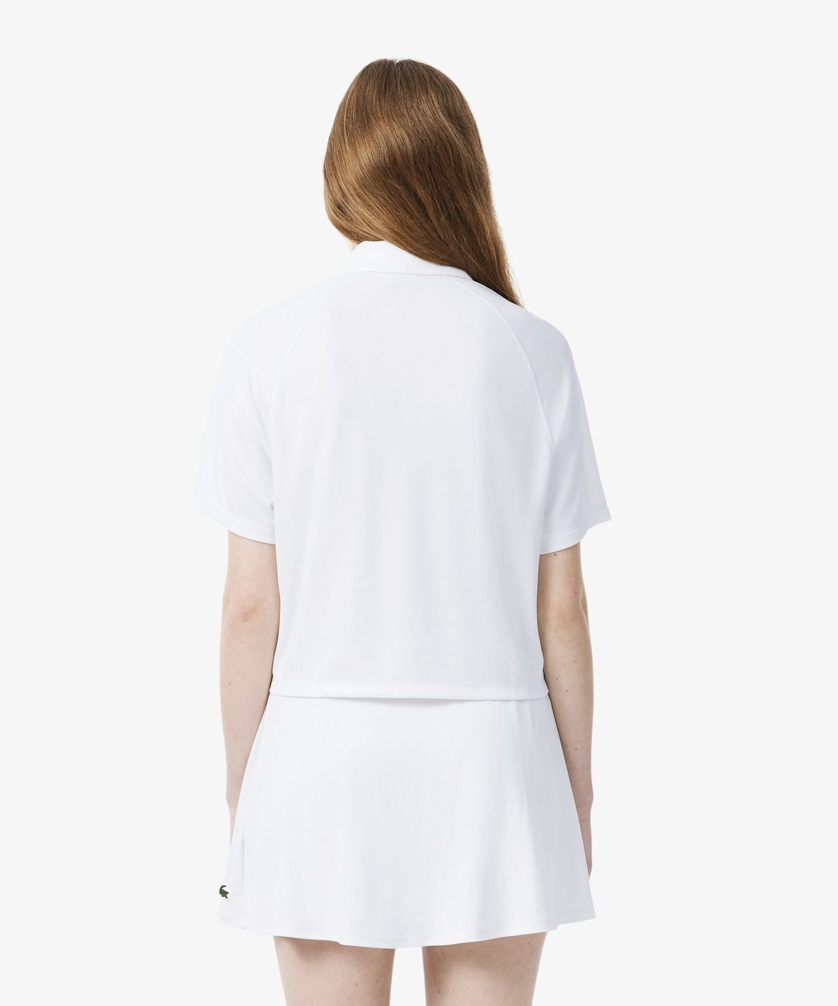 라코스테(LACOSTE) 여성 트레이닝 크롭 폴로 PF8876-56N 001