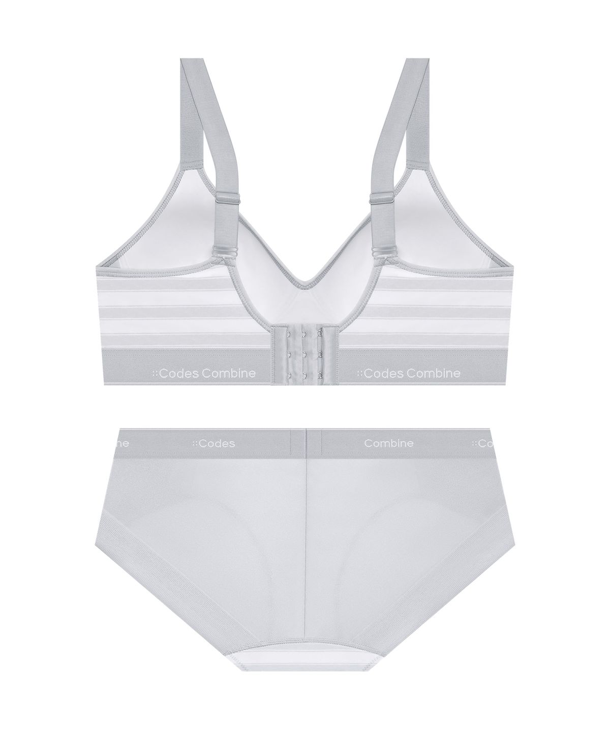코데즈컴바인 이너웨어(CODES COMBINE INNERWEAR) 실버브리즈 스포츠 브라 햄팬티 세트