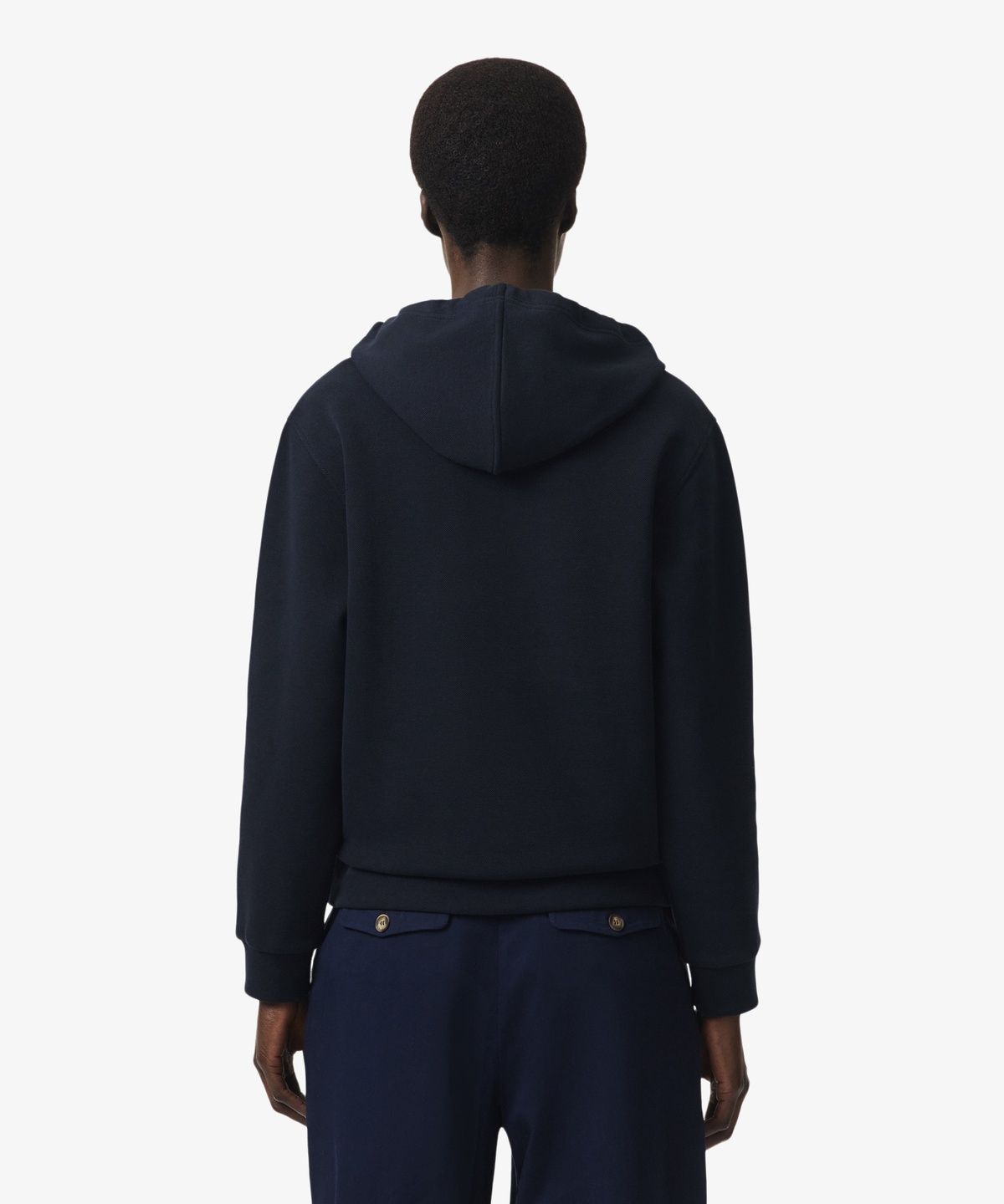 라코스테(LACOSTE) 여성 더블페이스 피케 후드 스웻셔츠 SF5259-56N HDE