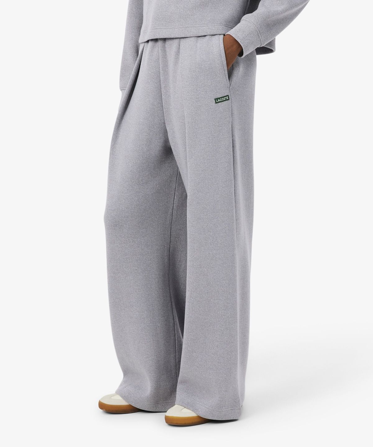 라코스테(LACOSTE) 여성 세미와이드핏 저지 트랙팬츠 XF5435-56N CCA