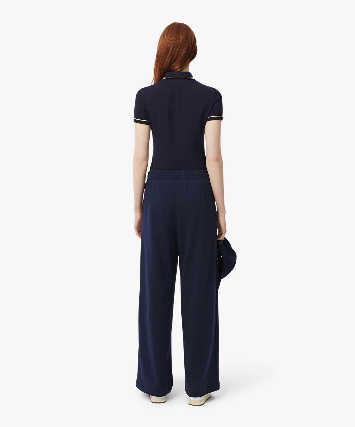 라코스테(LACOSTE) 여성 플리스 세미와이드 트랙 팬츠 XF5436-56N 166