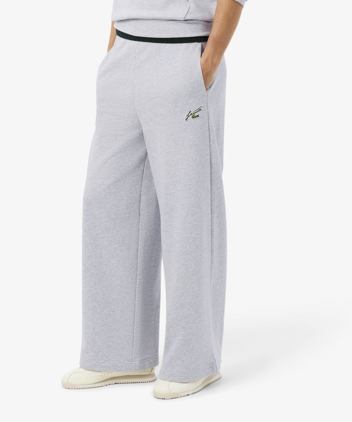 라코스테(LACOSTE) 여성 플리스 세미와이드 트랙 팬츠 XF5436-56N CCA