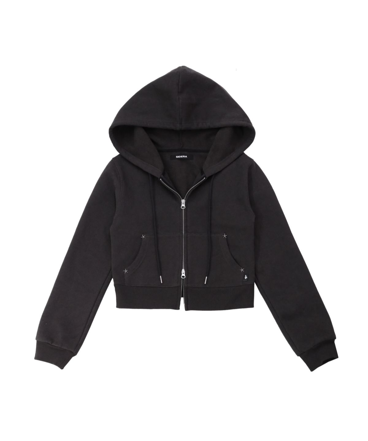 시데라(SIDERA) Star Stud Hoodie [double-fleece 양기모/Deep Gray]