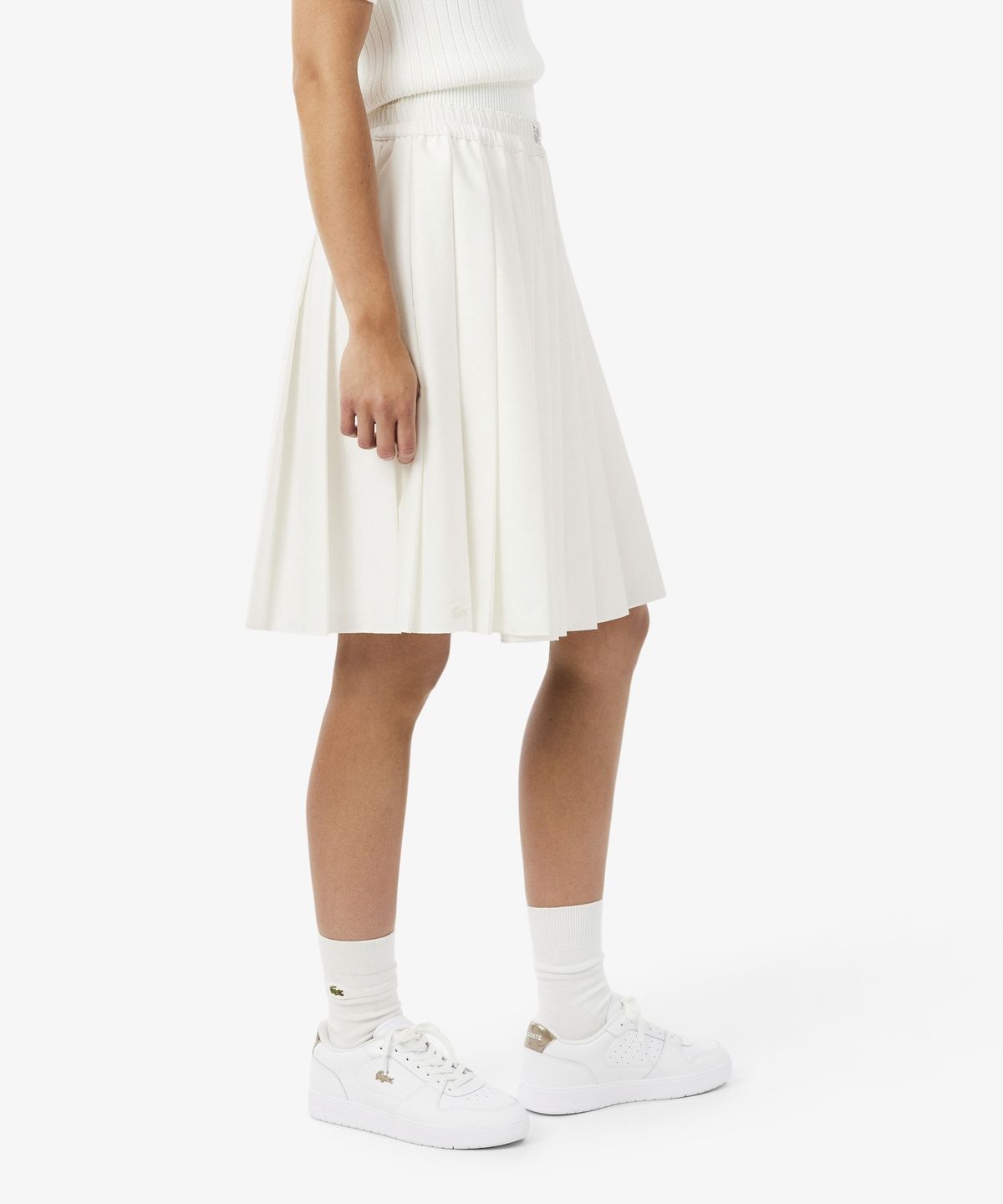 라코스테(LACOSTE) 여성 밴딩 플리츠 미니 스커트 JF8363-56N 70V