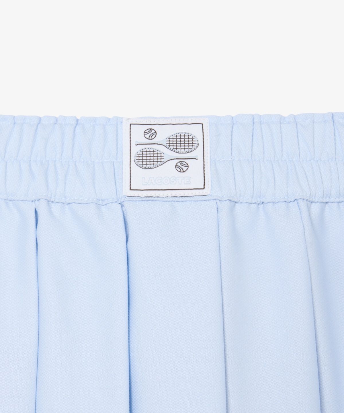 라코스테(LACOSTE) 여성 밴딩 플리츠 미니 스커트 JF8363-56N T01