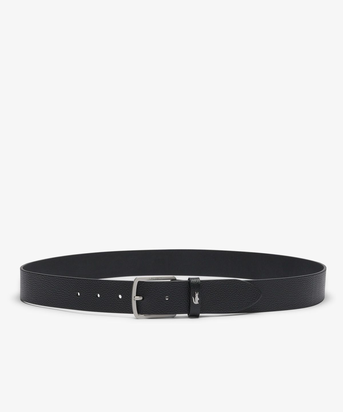 라코스테(LACOSTE) 남성 엘레강스 35MM 실버크록 가죽벨트 RC4090M56N 000