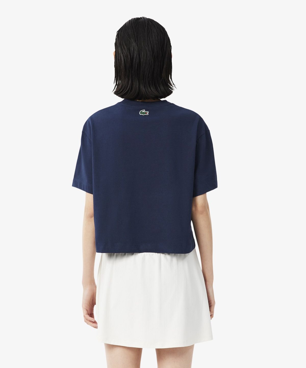 라코스테(LACOSTE) 여성 테니스 헤리티지 크롭 티셔츠 TF1918-56N 166