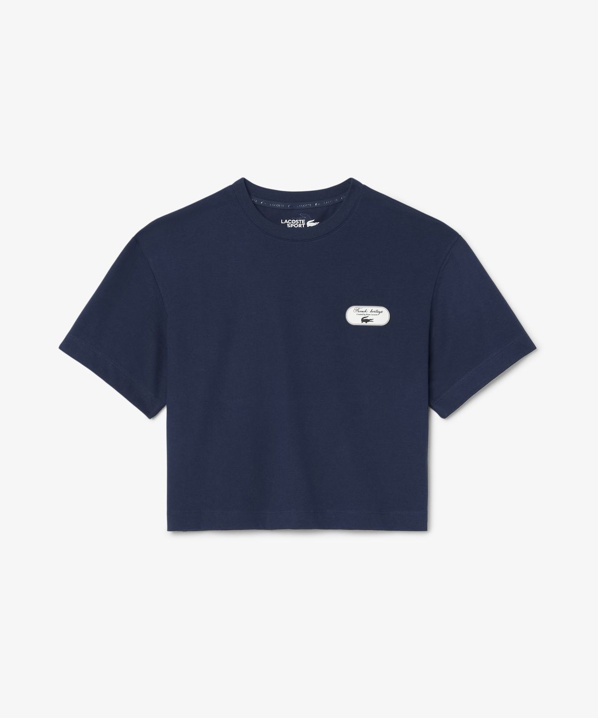 라코스테(LACOSTE) 여성 테니스 헤리티지 크롭 티셔츠 TF1918-56N 166