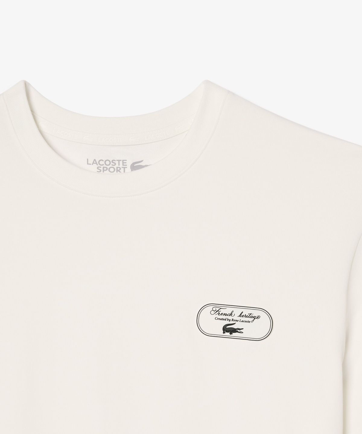 라코스테(LACOSTE) 여성 테니스 헤리티지 크롭 티셔츠 TF1918-56N 70V