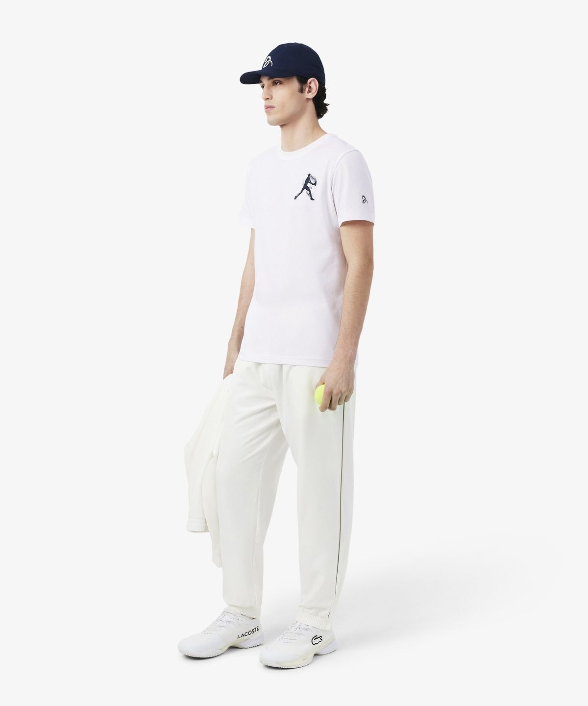 라코스테(LACOSTE) 남성 노박 모자 세트 티셔츠 TH1044-56N 001