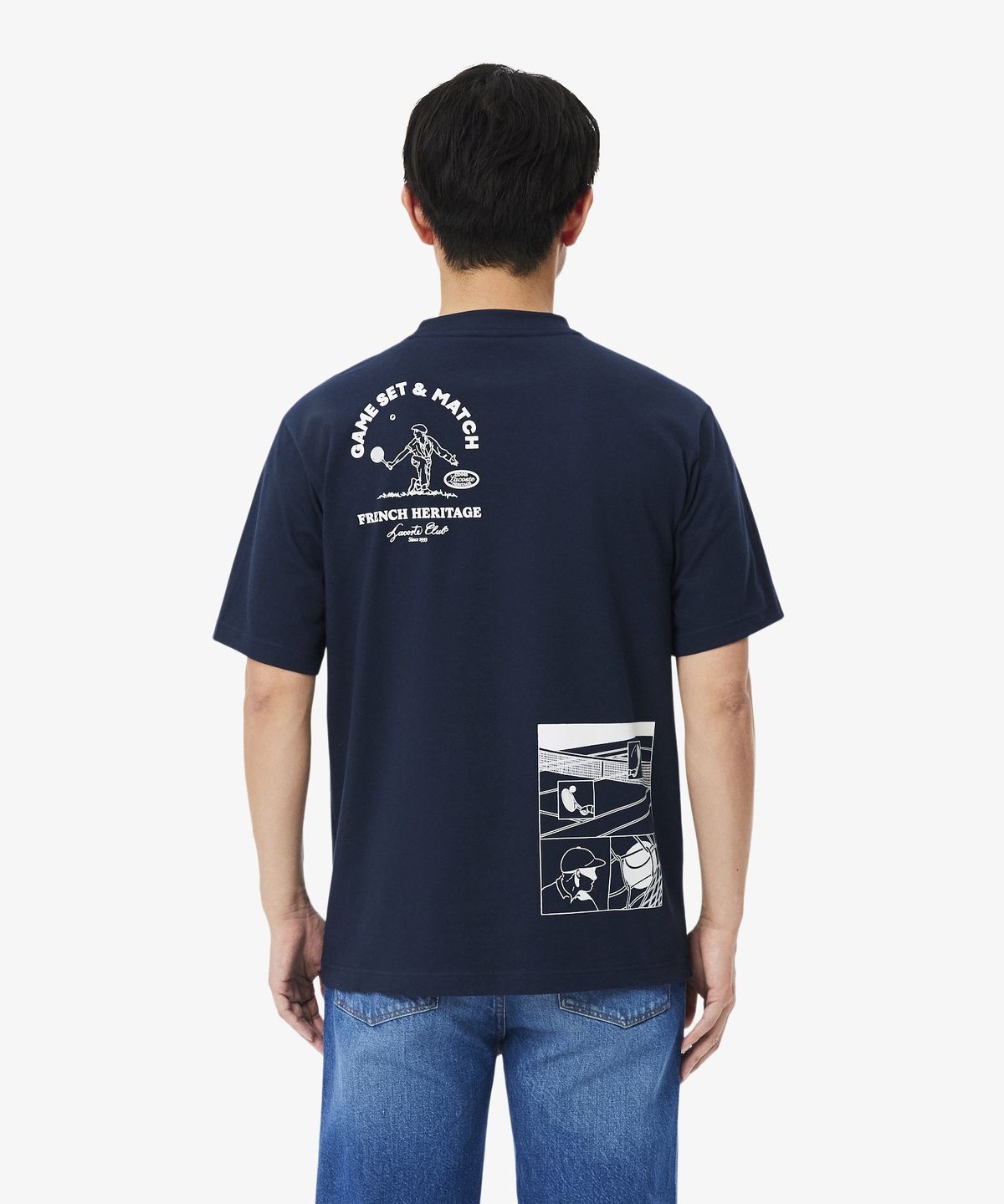 라코스테(LACOSTE) 남성 테니스 헤리티지 티셔츠 TH6732-56N 166