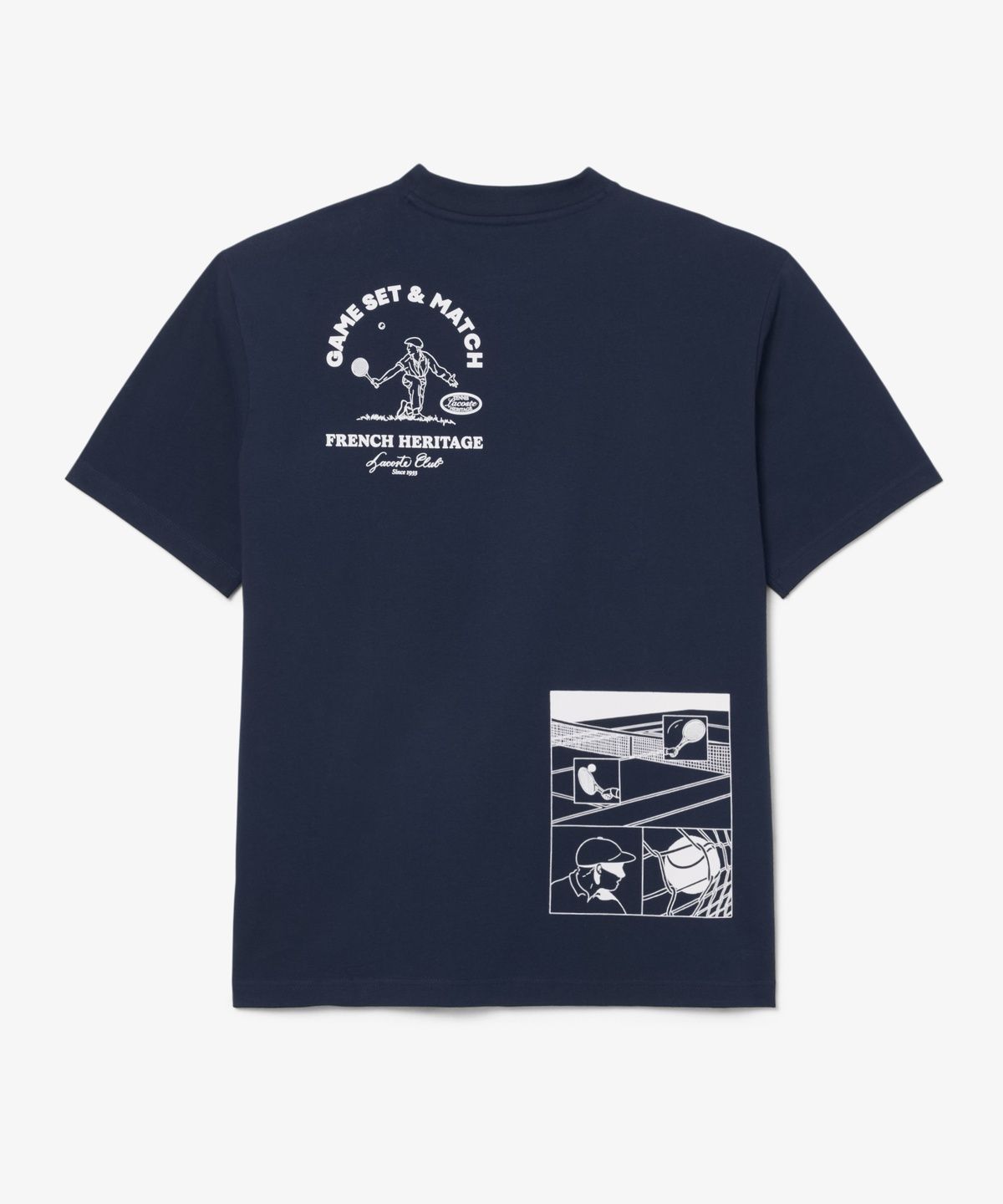 라코스테(LACOSTE) 남성 테니스 헤리티지 티셔츠 TH6732-56N 166