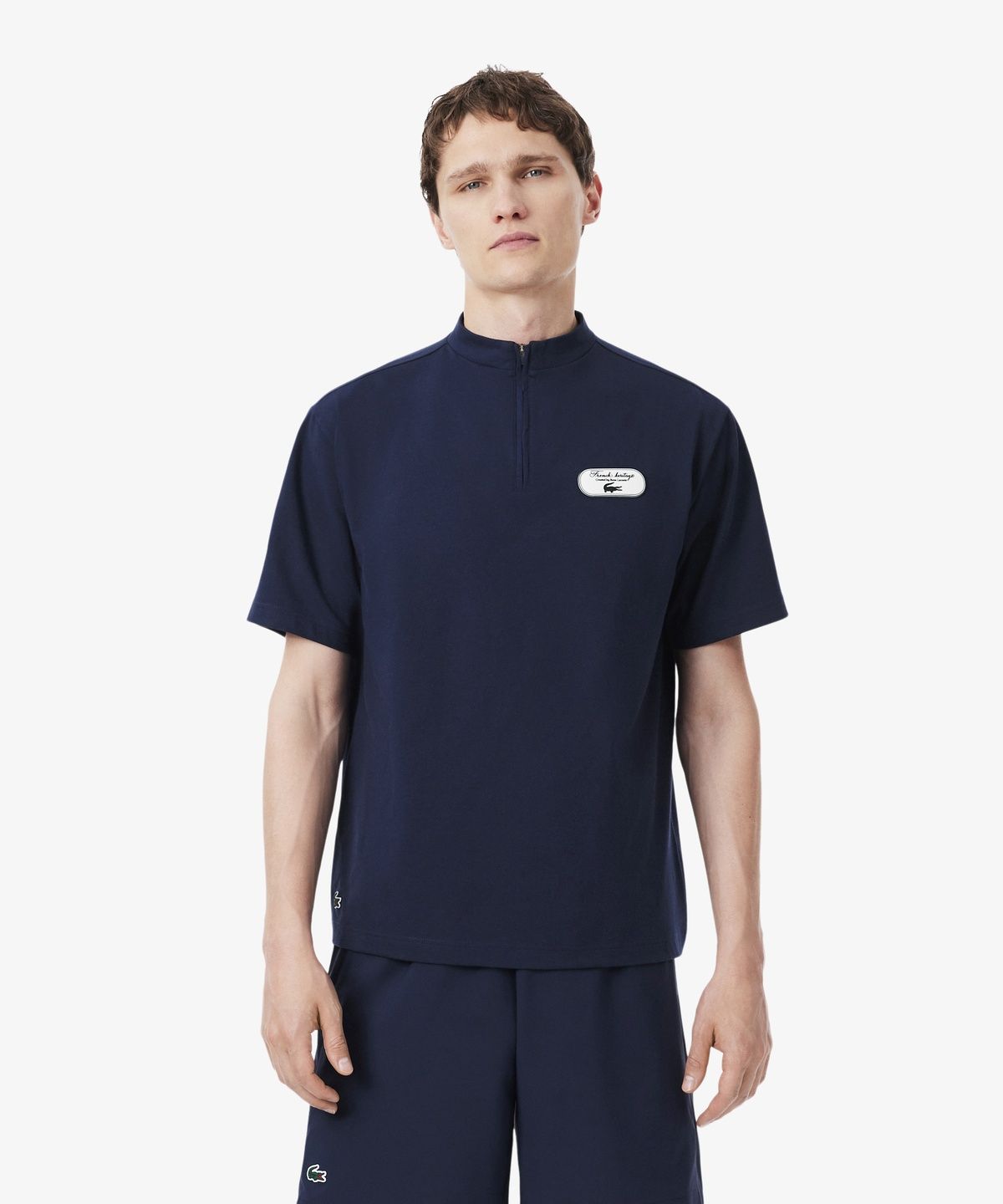 라코스테(LACOSTE) 남성 테니스 헤리티지 반집업 티셔츠 TH6754-56N 166