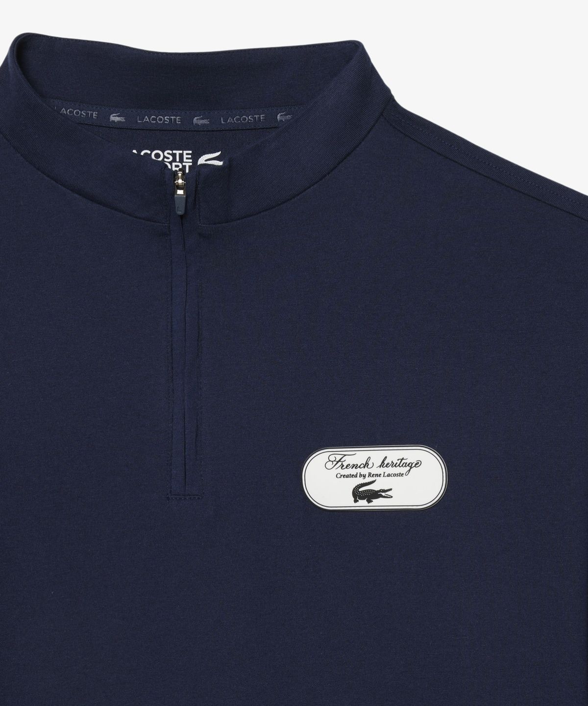 라코스테(LACOSTE) 남성 테니스 헤리티지 반집업 티셔츠 TH6754-56N 166