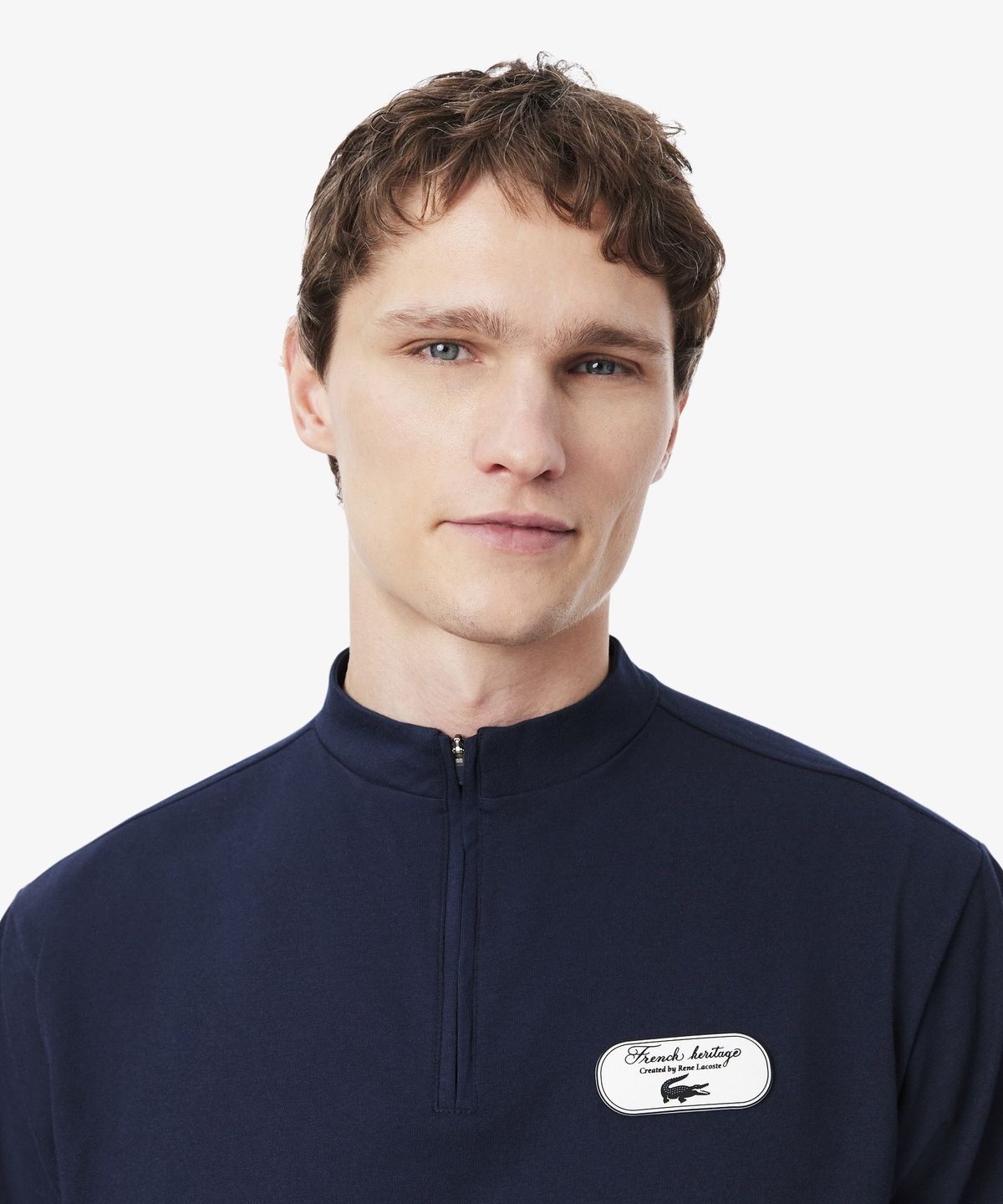 라코스테(LACOSTE) 남성 테니스 헤리티지 반집업 티셔츠 TH6754-56N 166