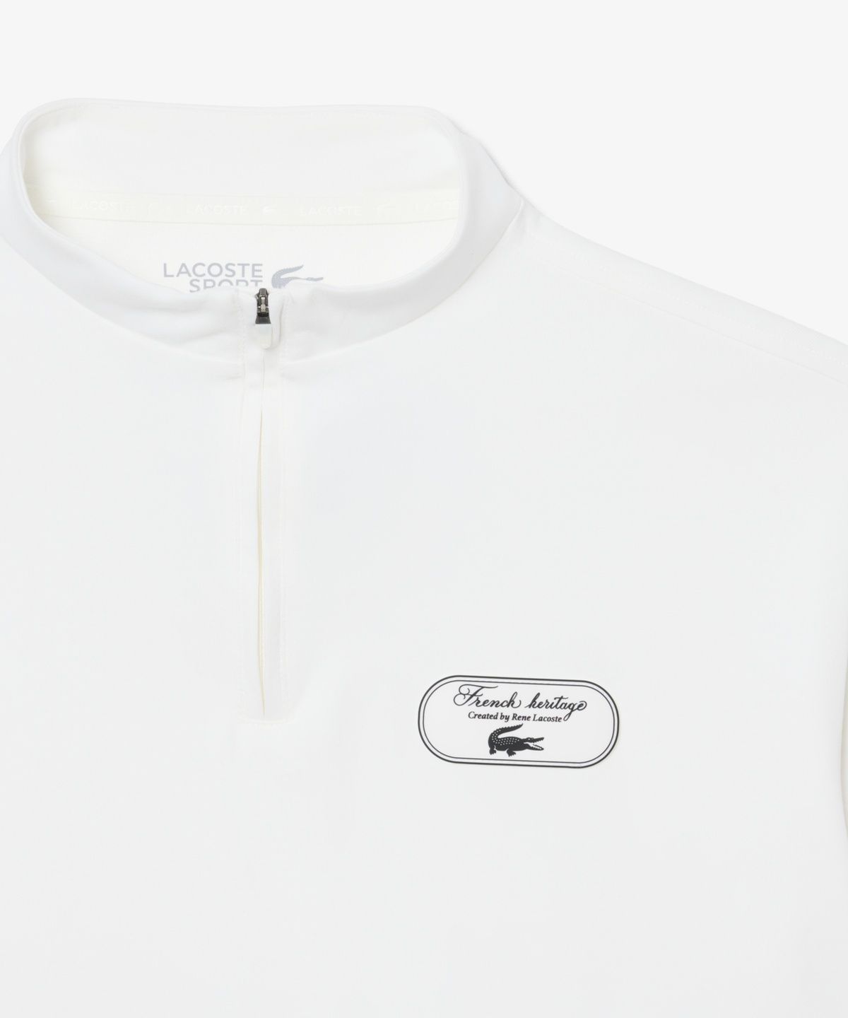 라코스테(LACOSTE) 남성 테니스 헤리티지 반집업 티셔츠 TH6754-56N 70V