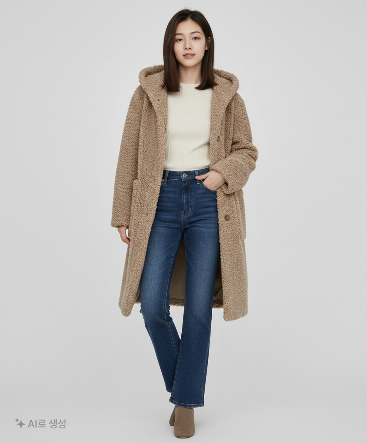 에스프리(ESPRIT) 겨울 기타 코트 S