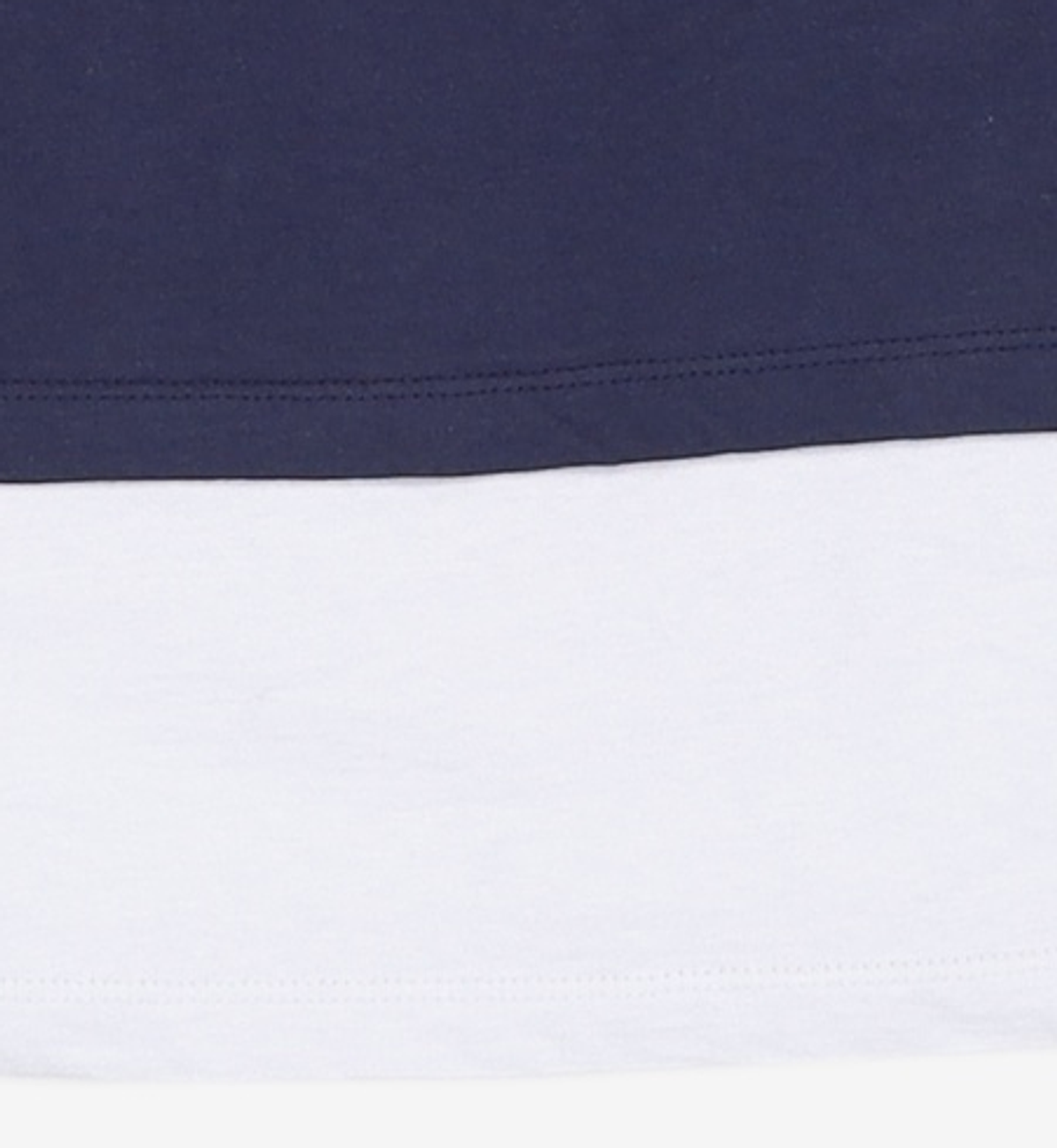 레스트앤레크레이션(REST&RECREATION) RR ARROW POINT LAYERED T-SHIRT NAVY ONE