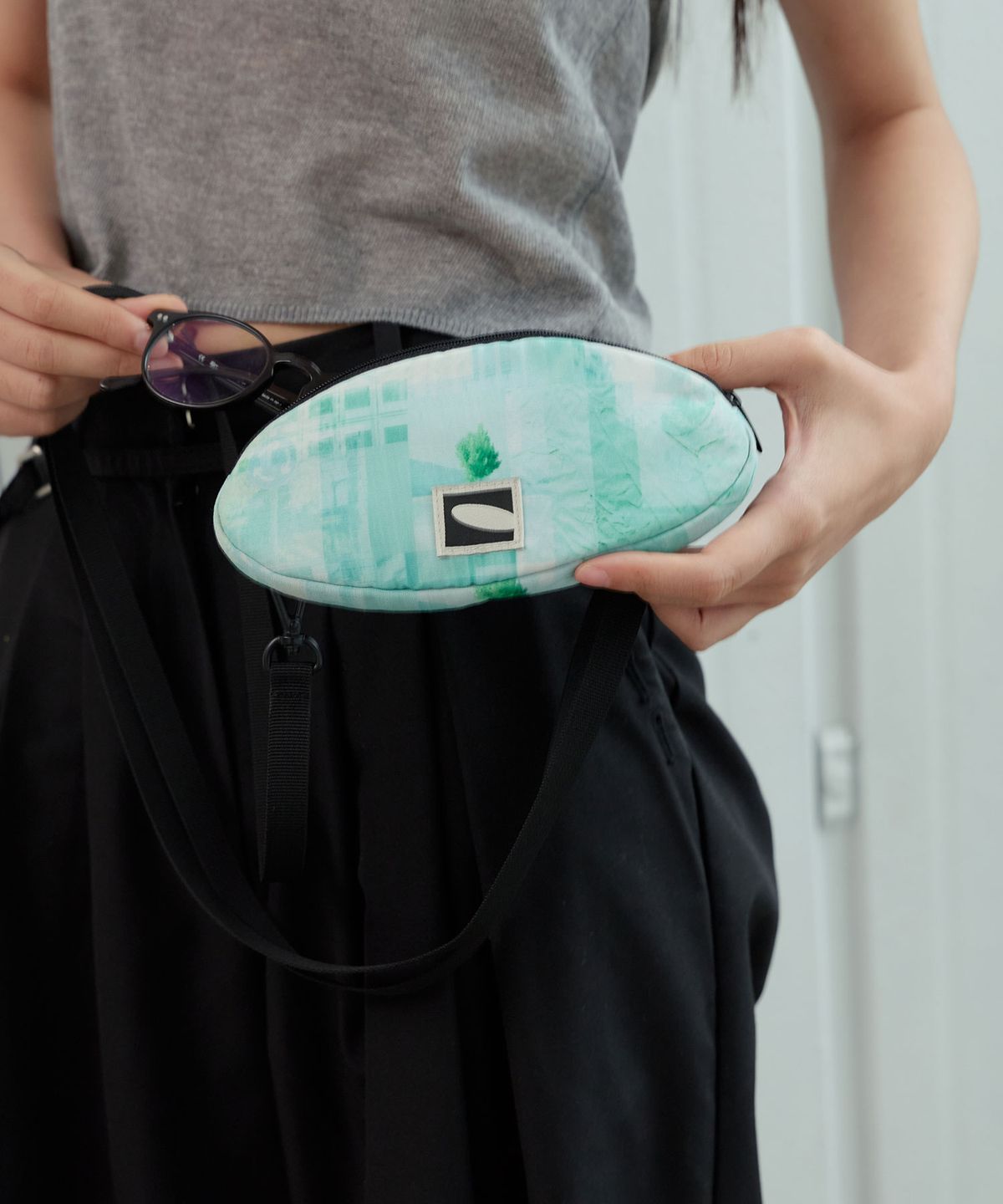 큐클리프(CUECLYP) [City Forward] Eyewear Pouch - Horizontal (Mint)