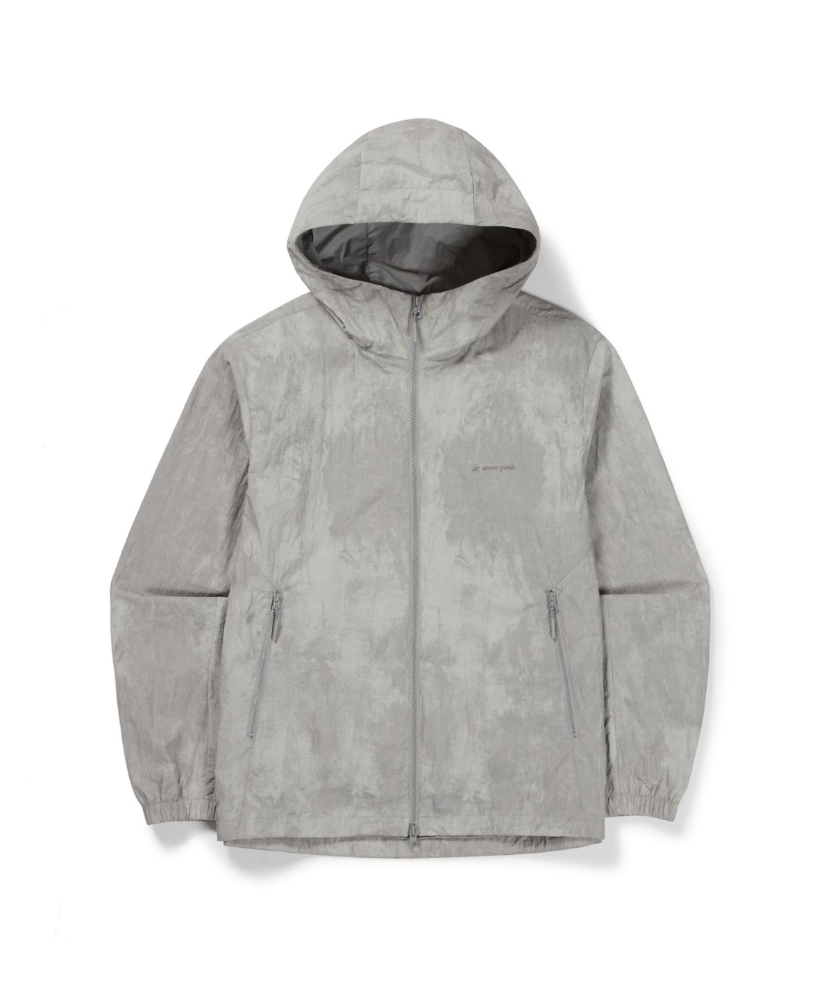 스노우피크 어패럴(SNOWPEAK APPAREL) 프린트 바람막이 (S26FMTWB34) Ash Gray