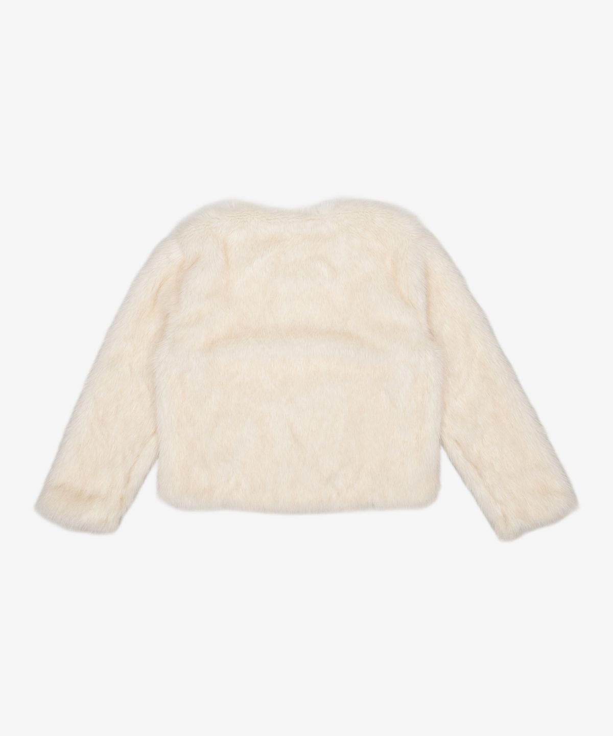 320쇼룸(320SHOWROOM) Faux Fox Fur Short Jacket Ivory F