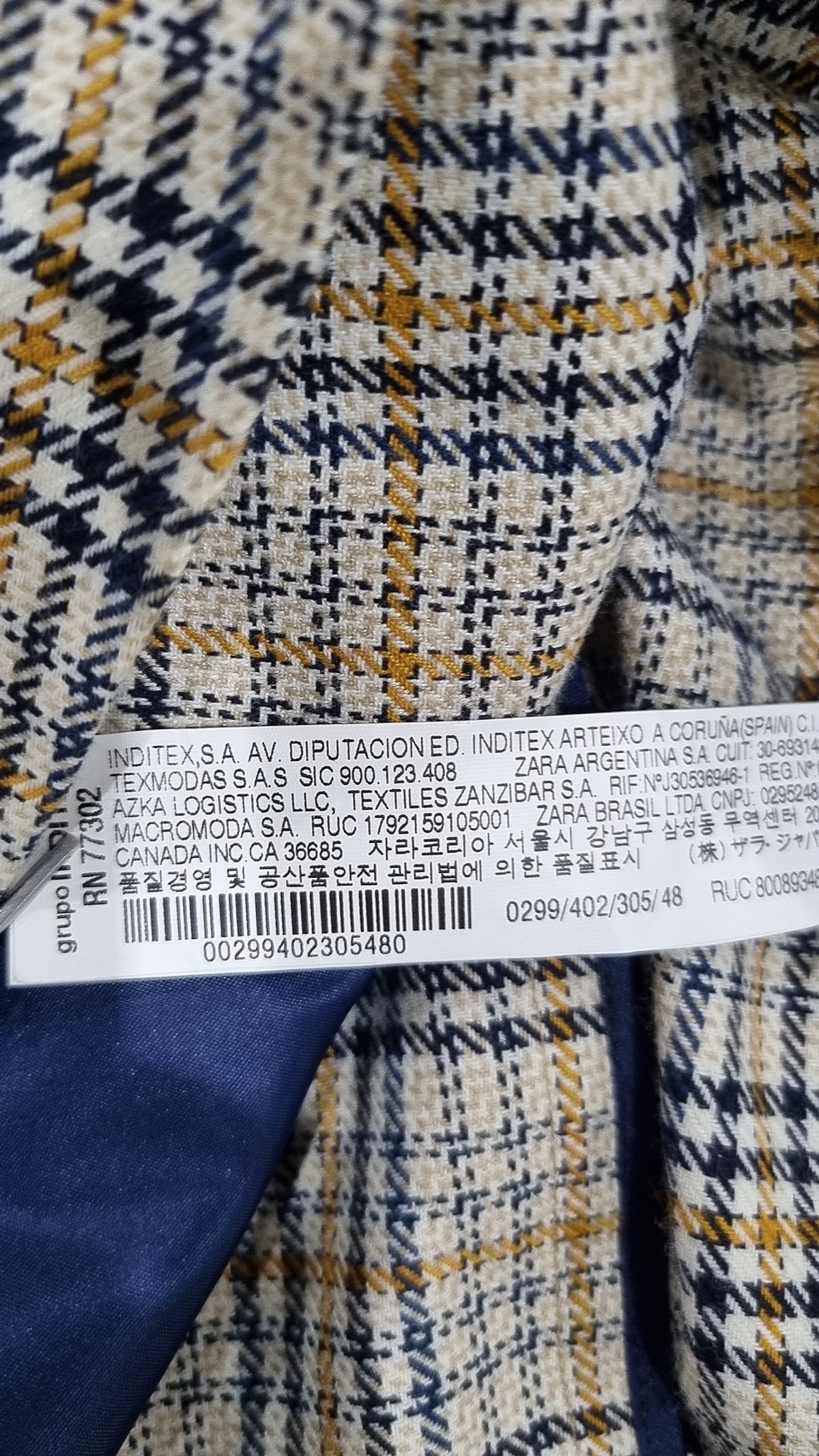 자라(ZARA) 슈트/블레이저 재킷 48
