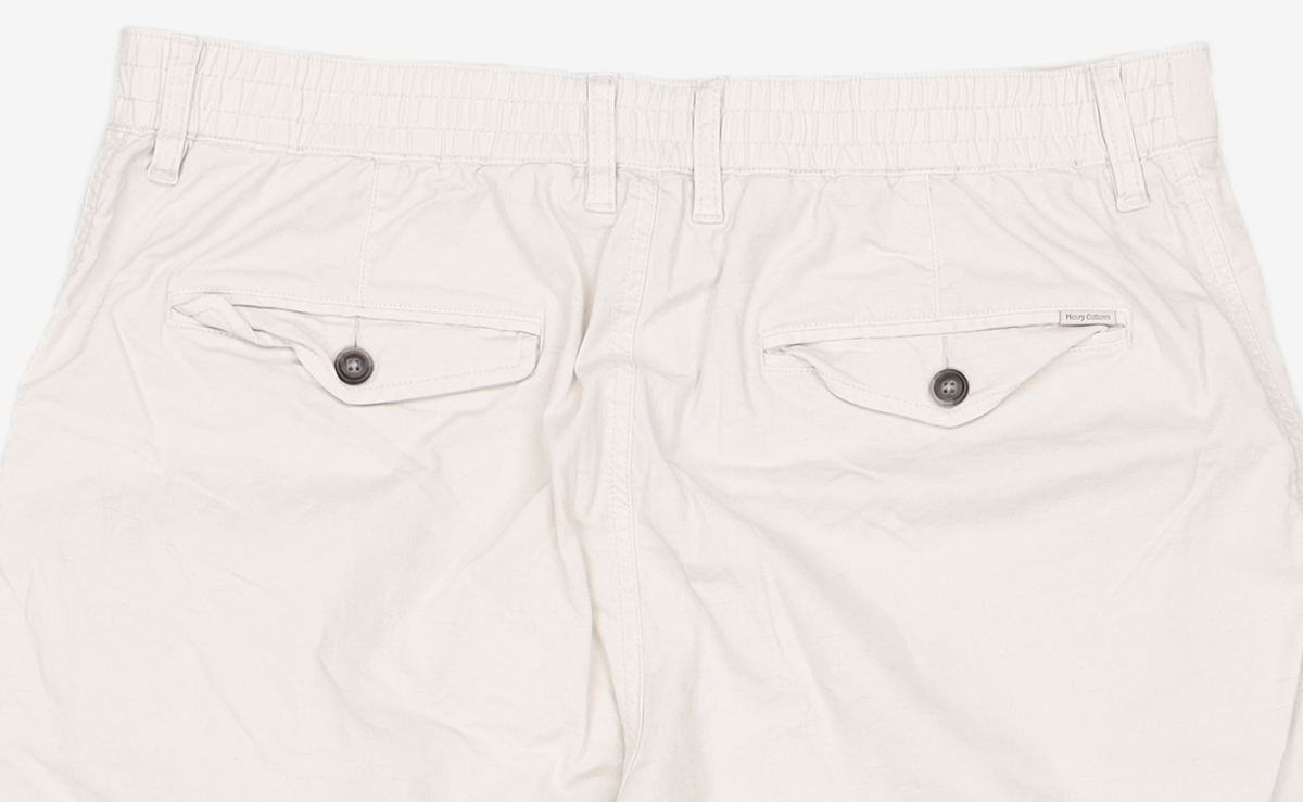 헨리코튼(HENRY COTTONS) C/L dyed half pants_AHPOM24301GYL 86-100