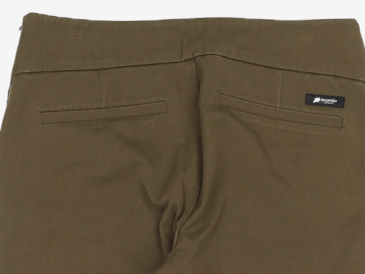 빈폴 스포츠(BEANPOLE SPORT) 카키 여성 사이드 지퍼 슬랙스 70