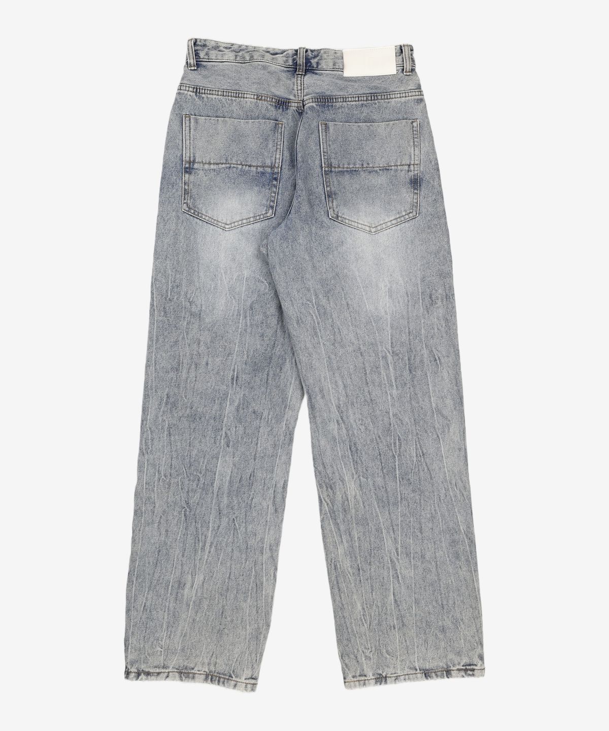 데케트(DECET) Mid Rise Wide Jeans DCPT027AshBlack 30