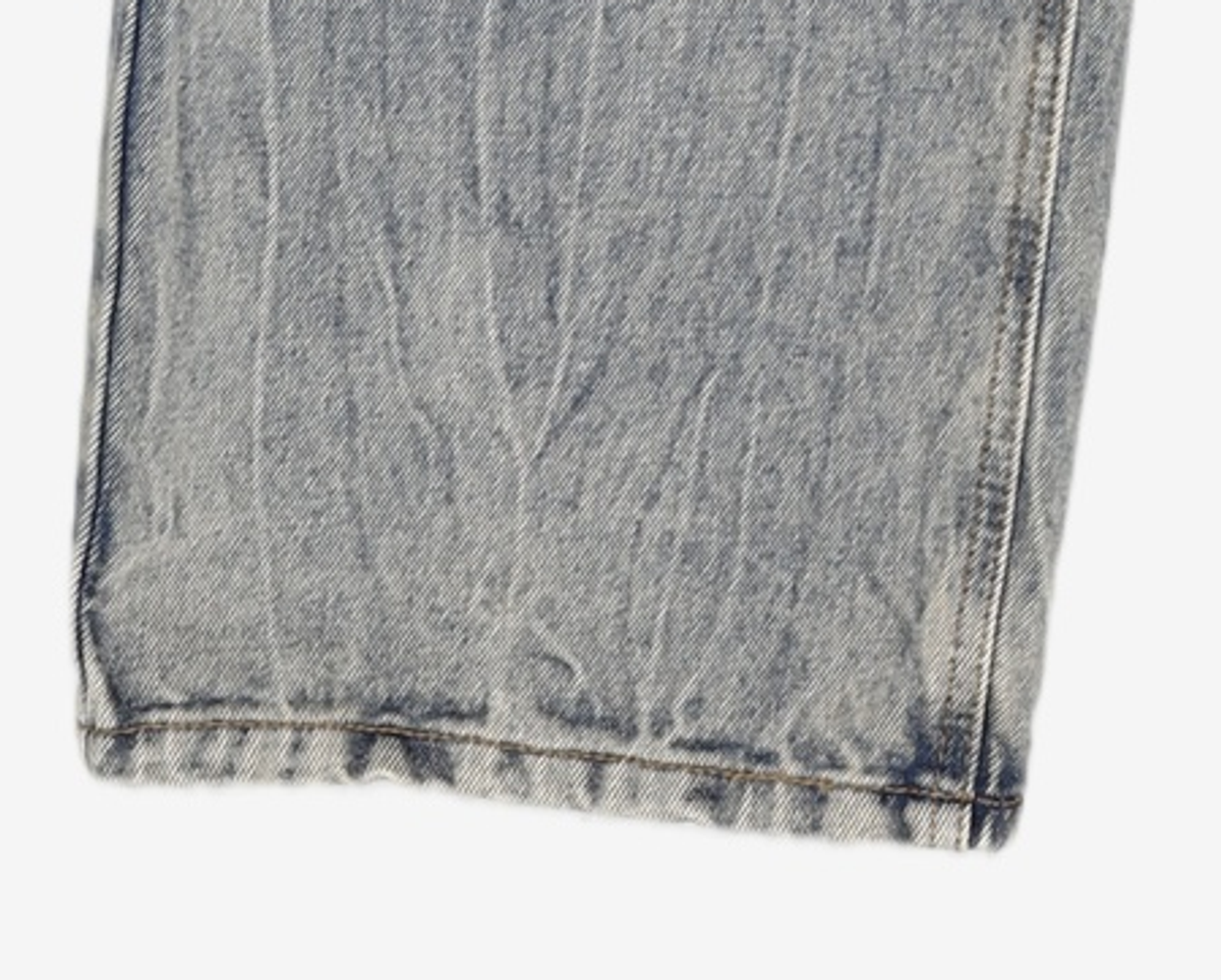 데케트(DECET) Mid Rise Wide Jeans DCPT027AshBlack 30