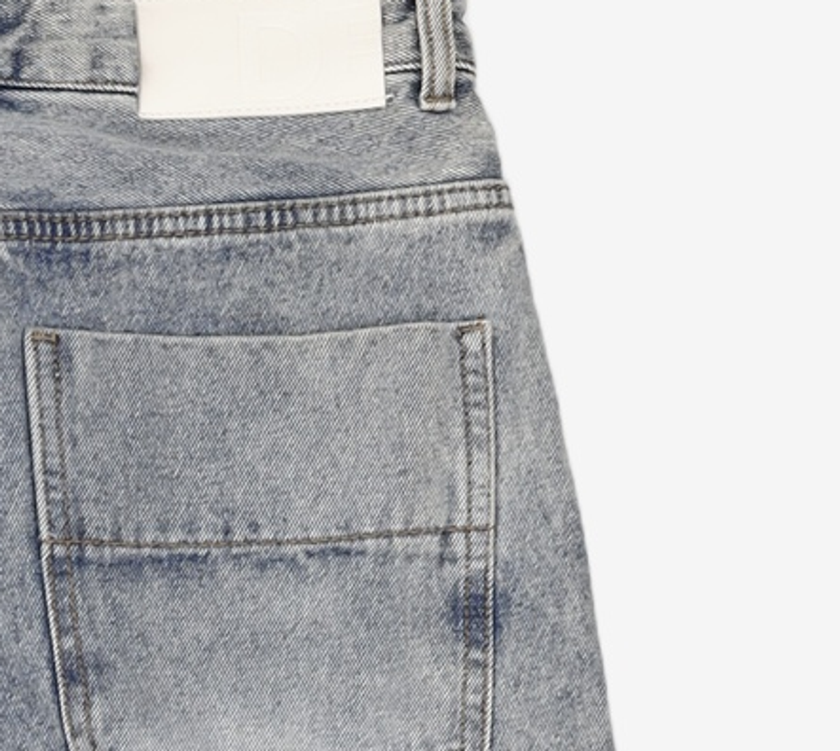 데케트(DECET) Mid Rise Wide Jeans DCPT027AshBlack 30