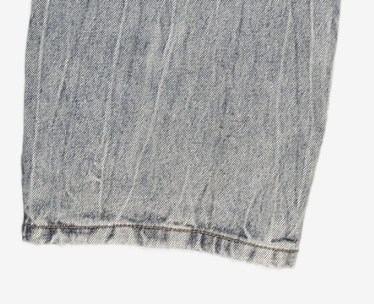 데케트(DECET) Mid Rise Wide Jeans DCPT027AshBlack 30