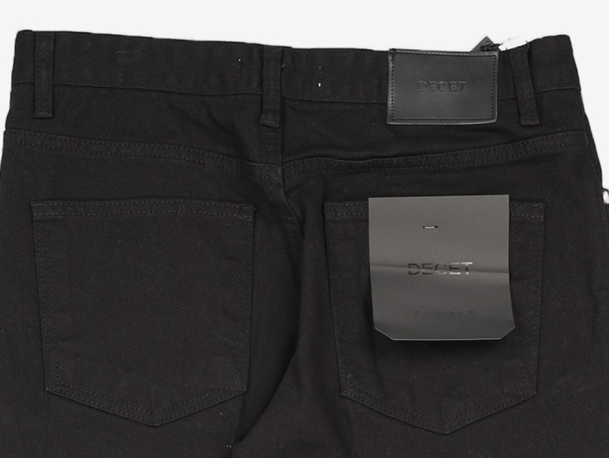데케트(DECET) Dawn Cropped Tapered Jeans DCPT001Black 32