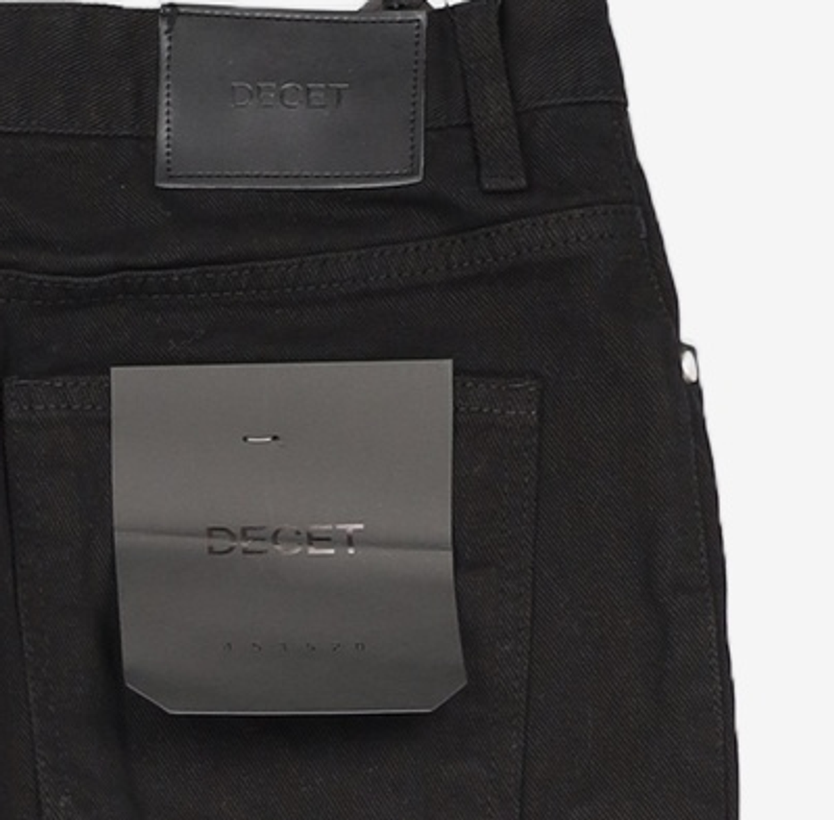 데케트(DECET) Dawn Cropped Tapered Jeans DCPT001Black 32